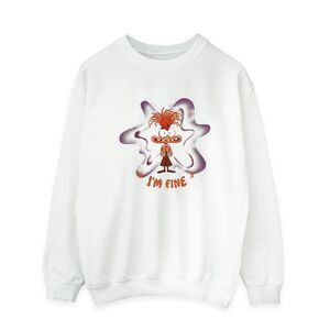 Inside Out 2 Mens I�'m Fine Sweatshirt / White